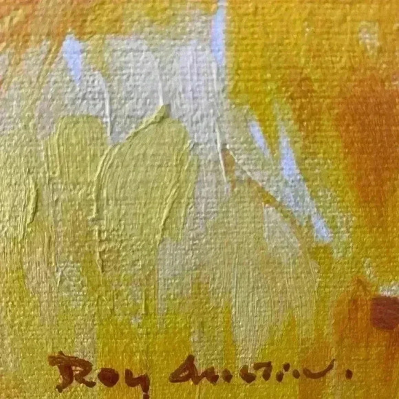 Beautiful Roy Austin Original Handmade Painting Blonde Girl - Picture 7 of 14